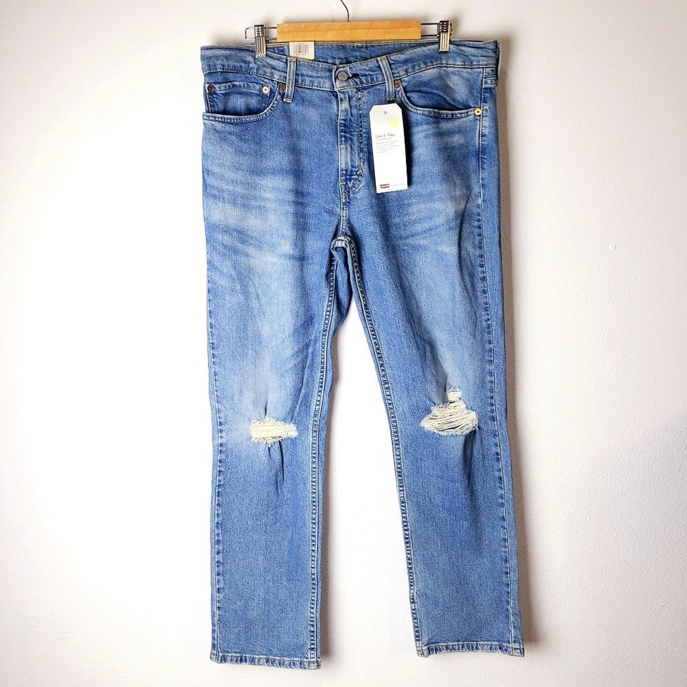 Levi's 511 Slim Men's Jeans 36x30 distressed NWT